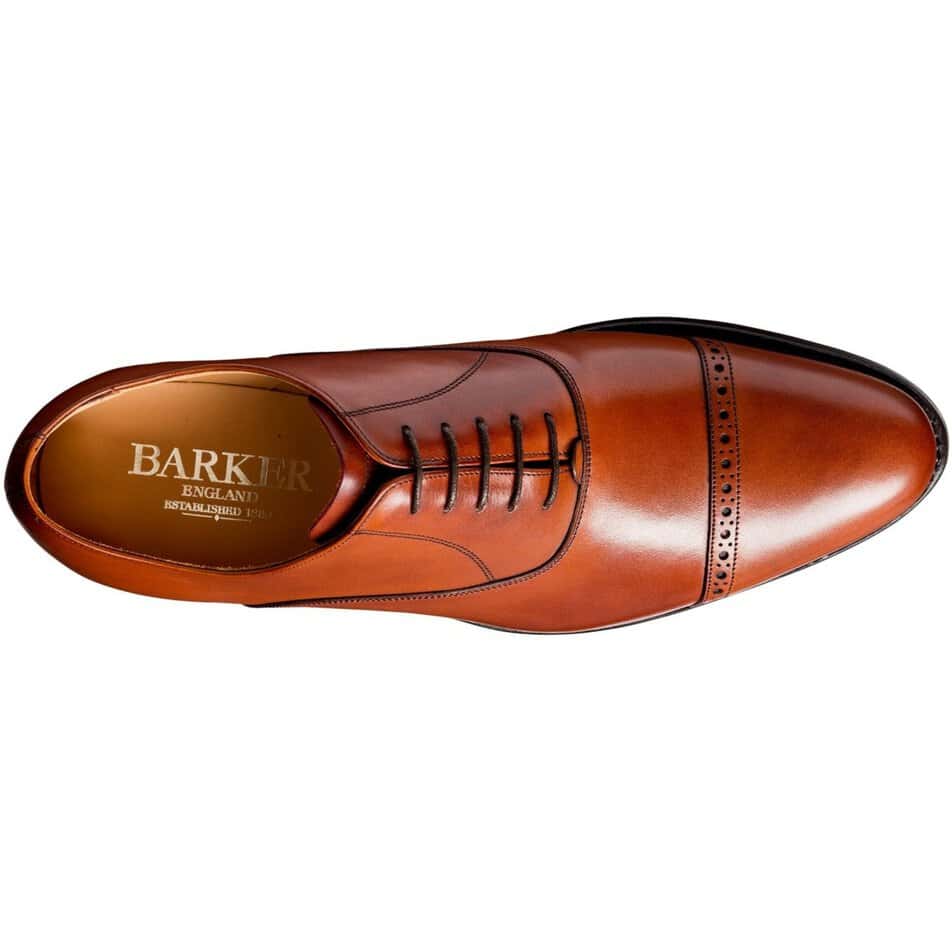 Barker Burford in Rosewood Calf in size 7.5 - Bradshaw & Lloyd